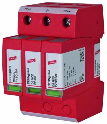 Ogranicznik - DEHN - DC T2 - 952510 - 952515 M SCI 1000VDC 3P