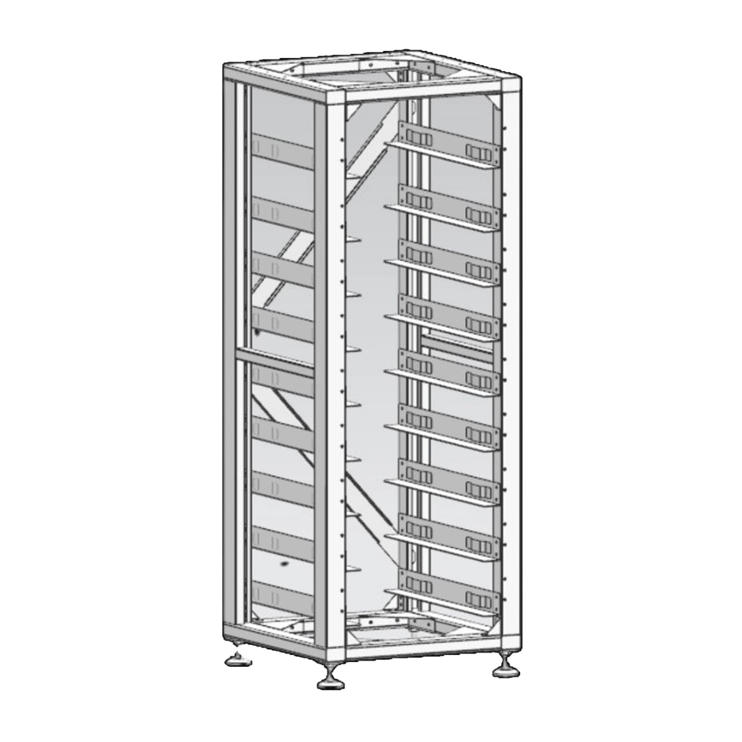 Akcesoria - DEYE - Szafa rack - 3U-L
