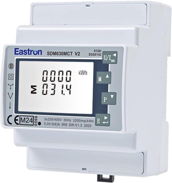 Licznik energii - EASTRON - SDM630MCT - 3 fazowy - dedykowany do DEYE